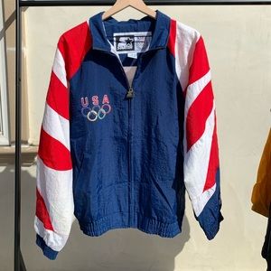 VINTAGE USA OLYMPIC STARTER JACKET